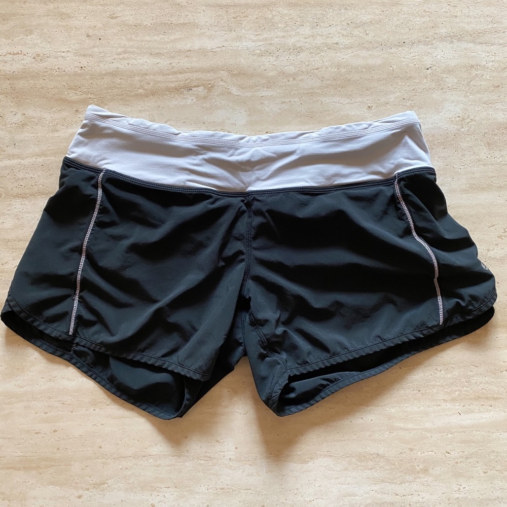 Lululemon Speed Short (Black & Light Pink) - Picture 1 of 2